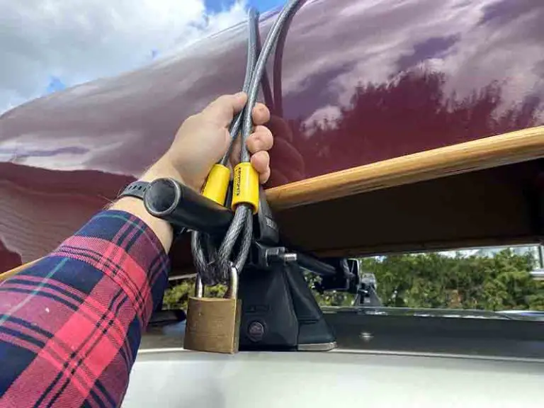 Locking a Canoe or Kayak to Your Roof Rack (10 Options